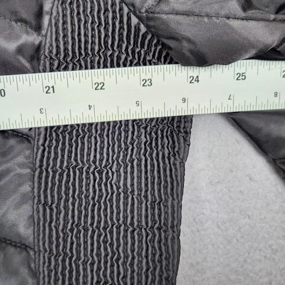 Nautica Jacket Womens 2XL Black Water Resistant Hooded Puffer Faux Fur Trim Coat - Picture 3 of 13